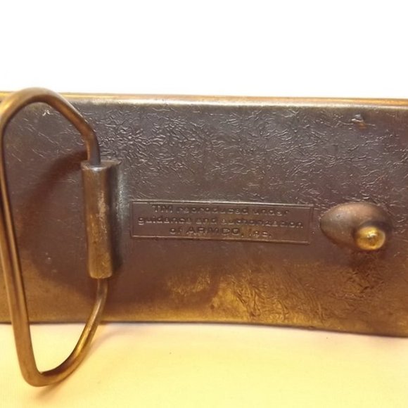 Vintage ARMCO Collectable Oil Field Belt Buckle - Picture 2 of 5